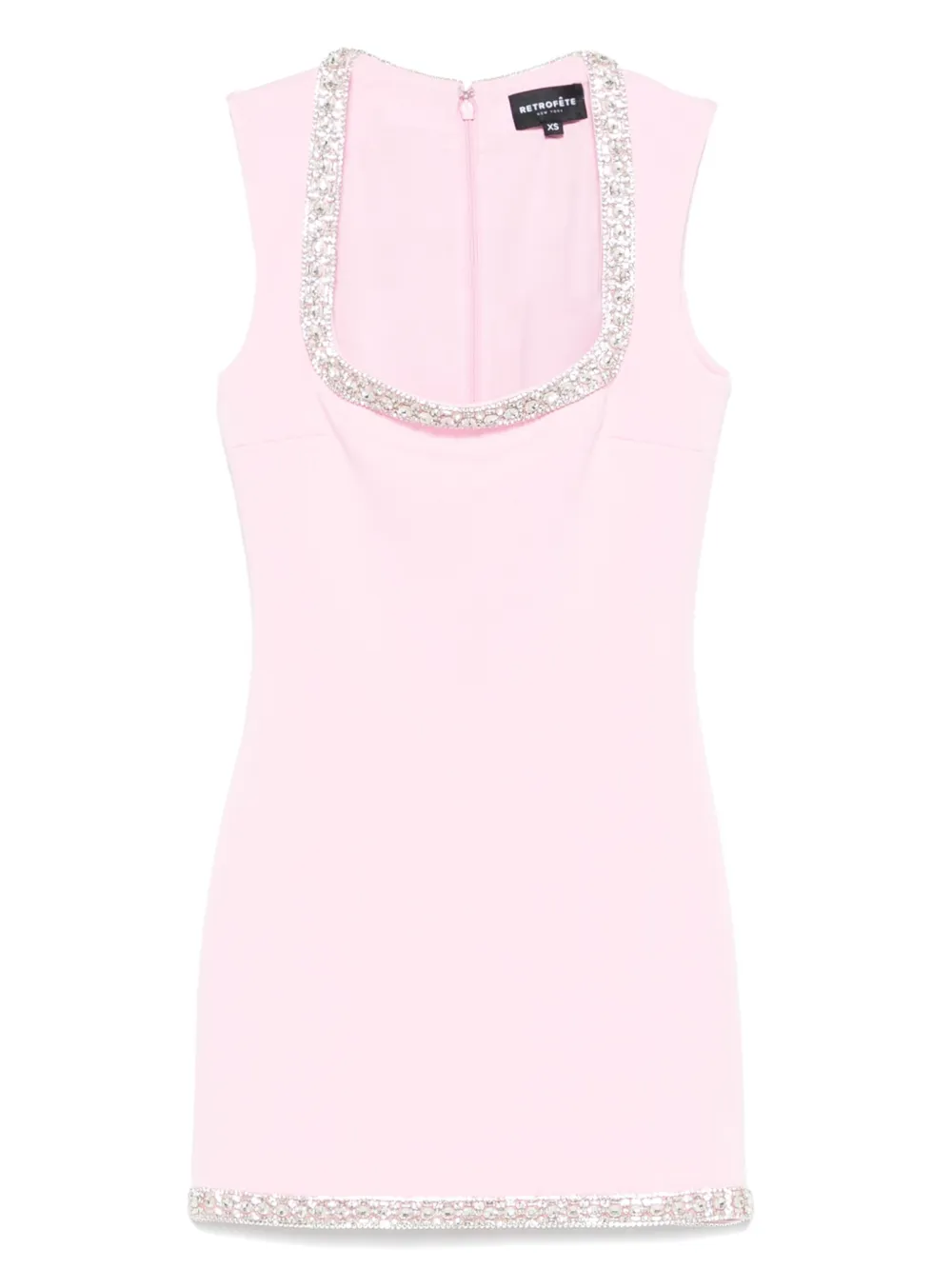Retrofete Bexley mini-jurk Roze