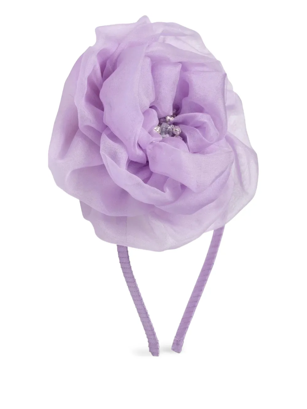 Tutu Du Monde Organza haarband met bloem Paars