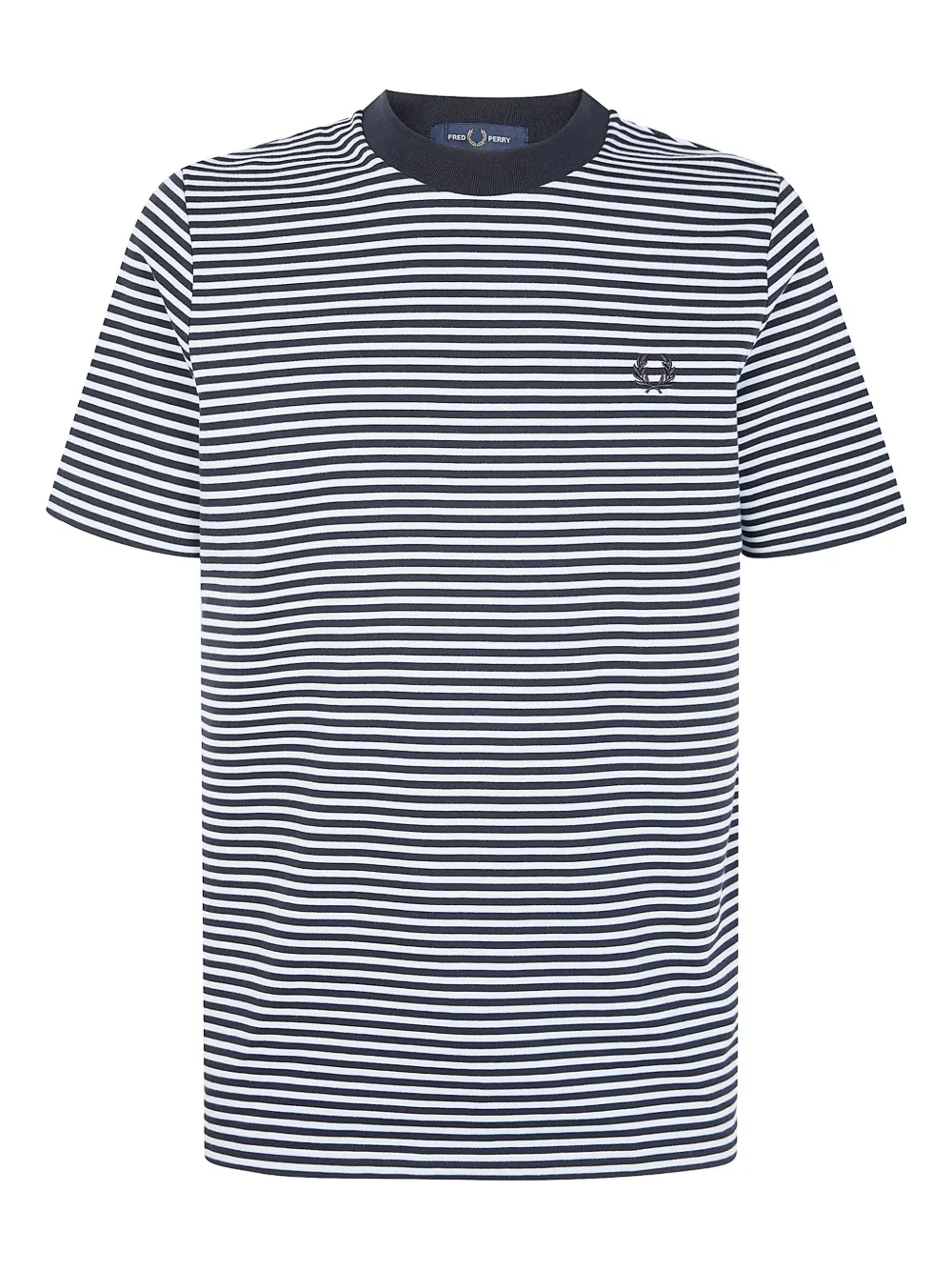 Fred Perry Gestreept T-shirt Blauw