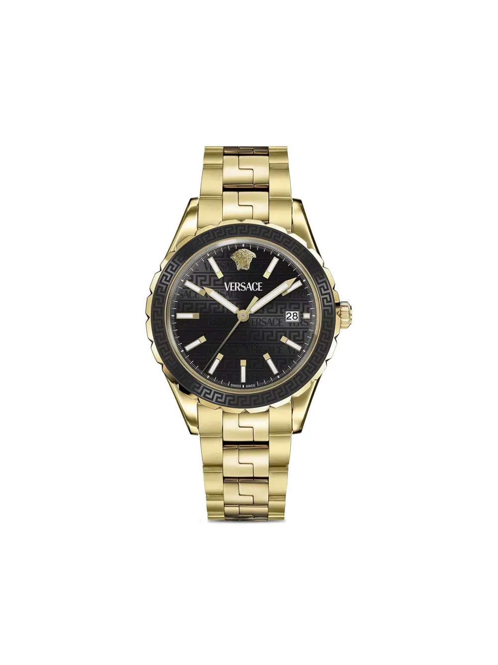 Versace Hellenyium 42mm 腕時計 - ブラック Versace Hellenyium 42mm 腕時計 - ブラック