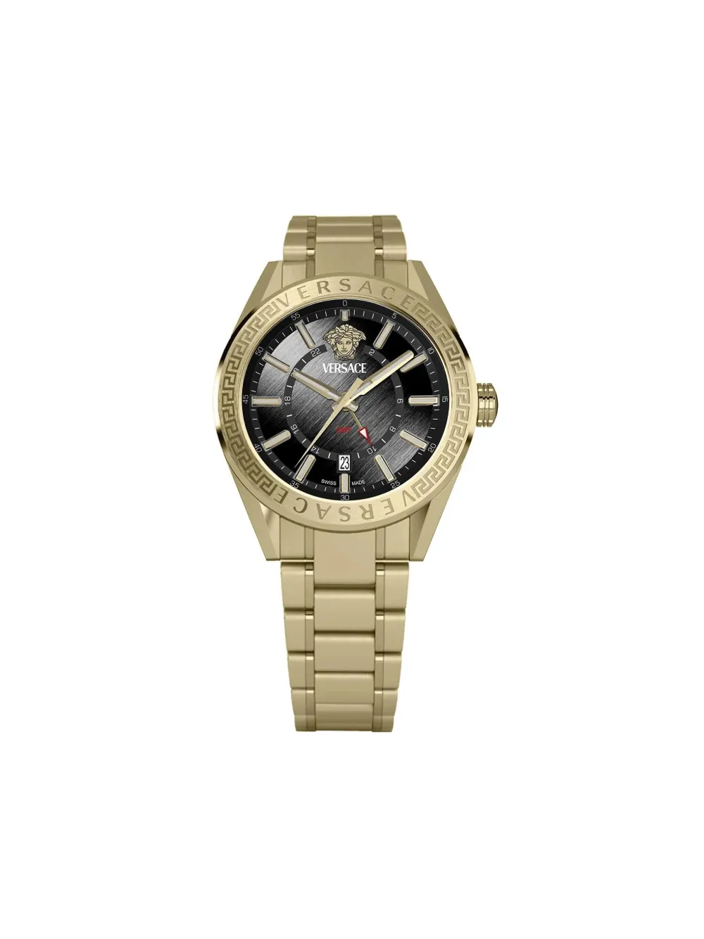 Versace V-Code GMT 42mm | Black | Image 1
