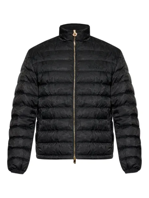 Versace Barocco-jacquard down jacket