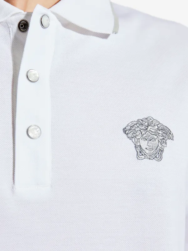 VERSACE ホワイト ポロシャツ L Versace ポロシャツ | ホワイト | FARFETCH JP