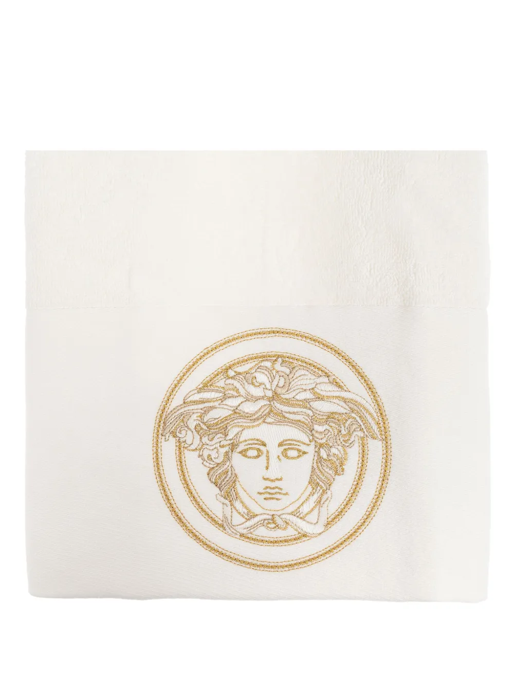 Versace Medusa towel | White | Image 1