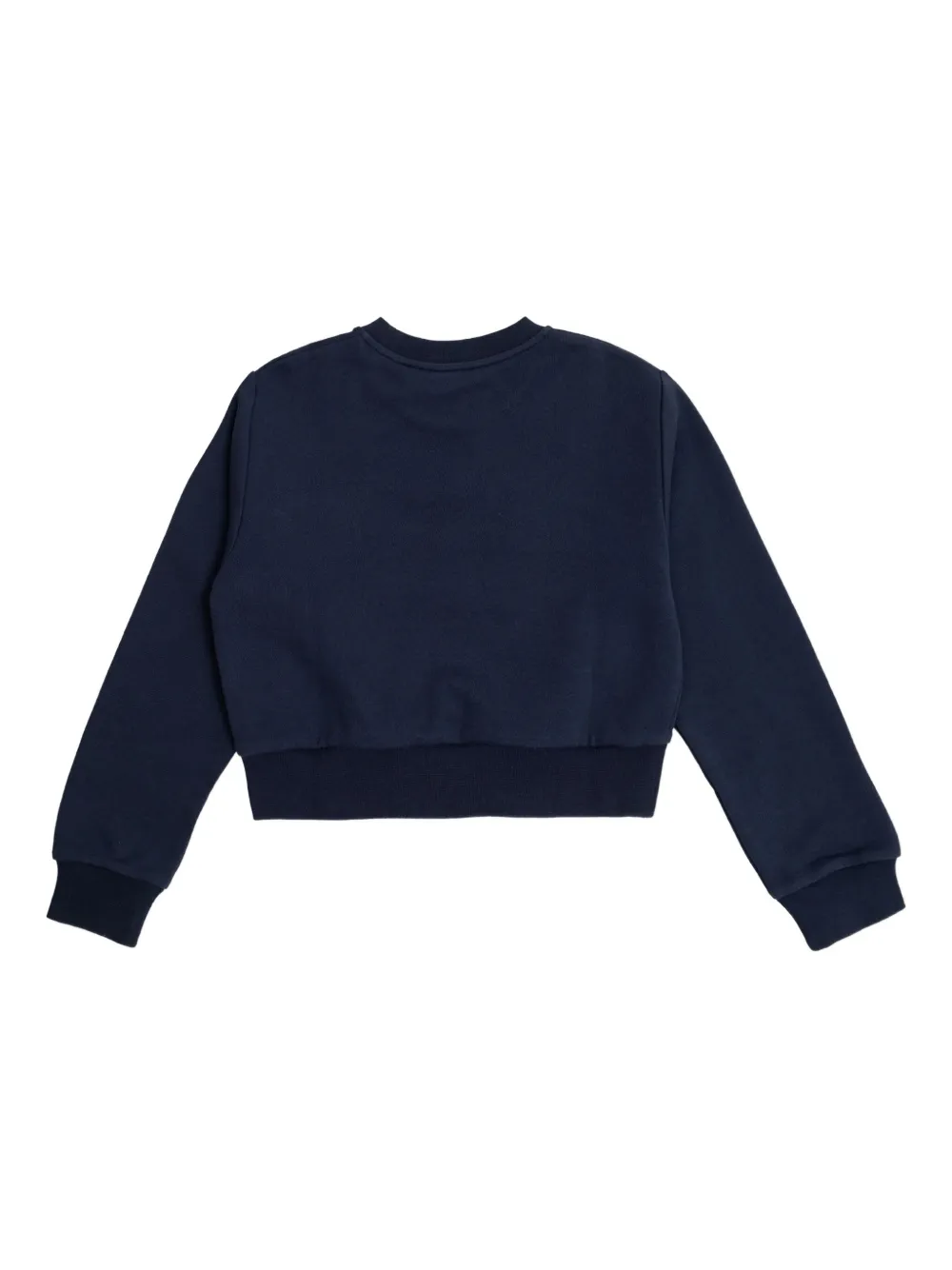Versace Kids Sweater met kristallen Blauw