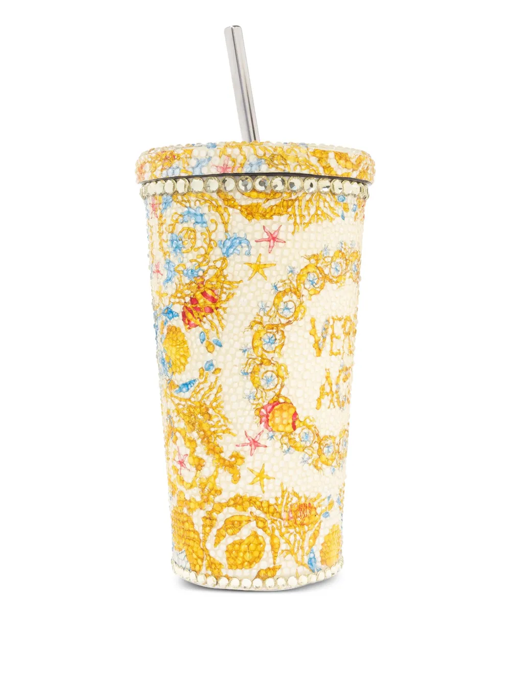  Versace Home Logo-embellished Cup - Yellow 