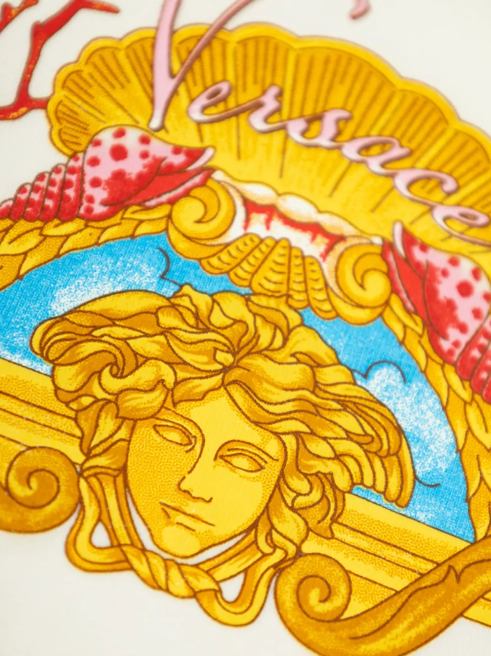 Versace Kids Romper met Medusaprint Wit
