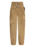 GANNI cotton pocket trousers - Neutrals