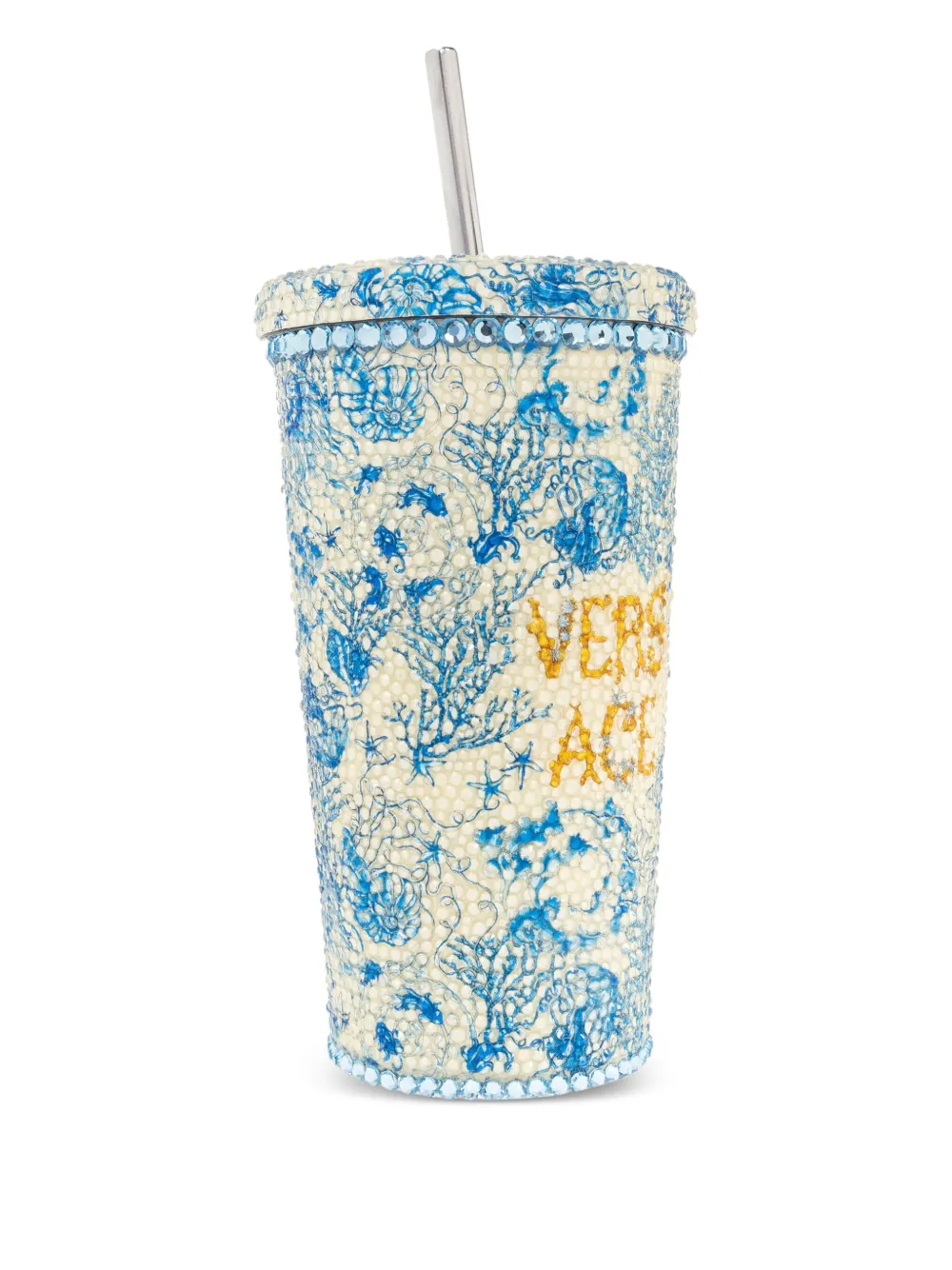  Versace Home Logo-embellished Cup - Blue 