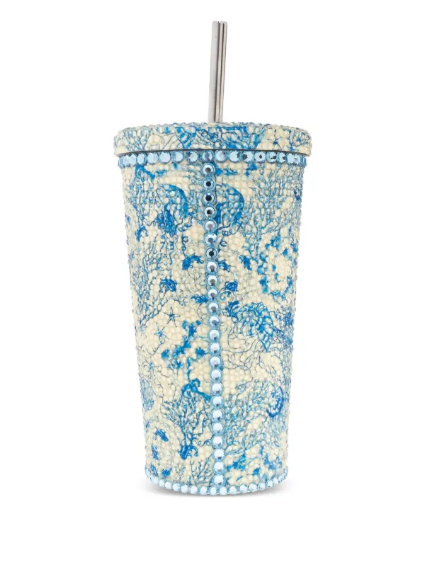 Versace Home logo-embellished Cup | Blue | FARFETCH ZA