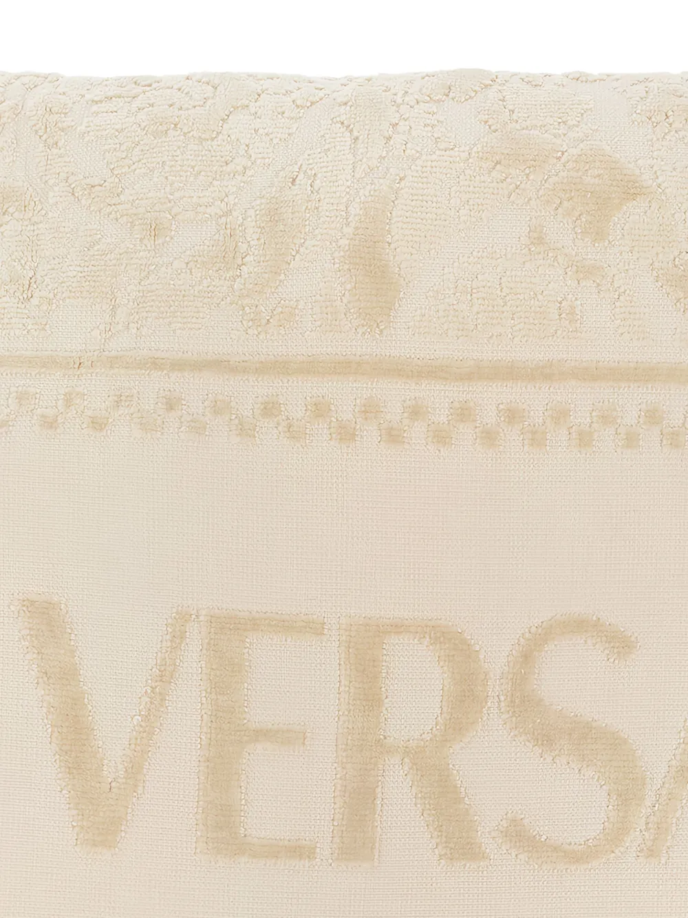  Versace Tapis De Bain à Logo En Jacquard - Tons Neutres 