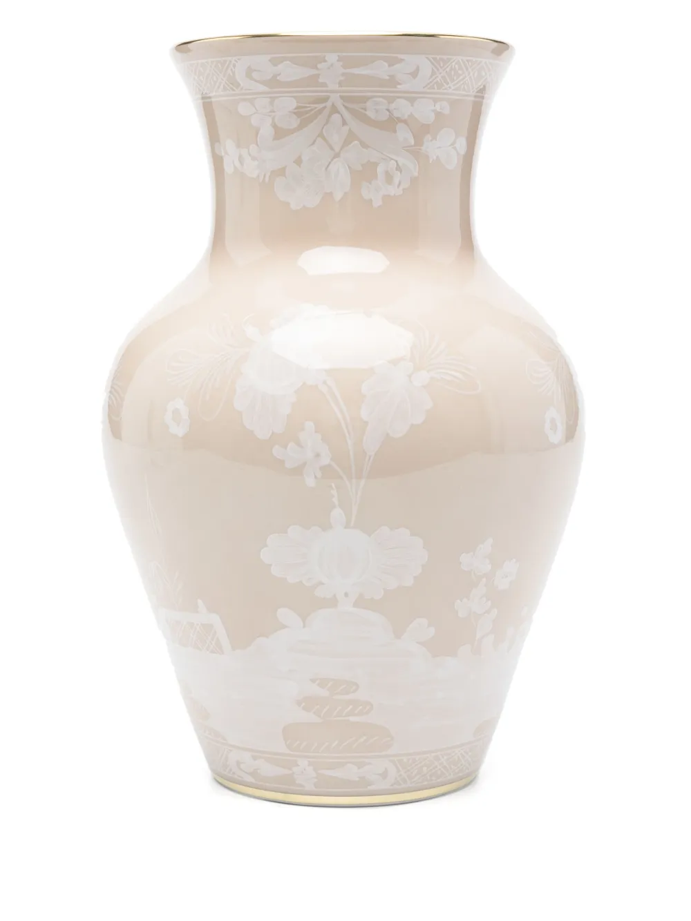 GINORI 1735 Ming フラワーベース 25cm x 16cm - ニュートラル GINORI 1735 Ming フラワーベース 25cm x 16cm - ニュートラル