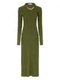 Rabanne wool maxi dress - Green