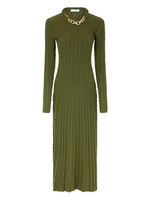 Rabanne vestido largo strapless