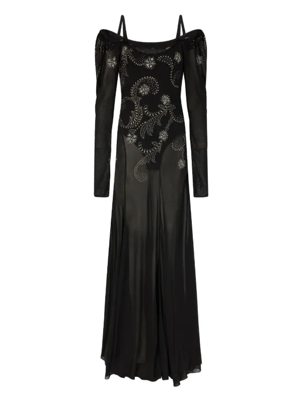 Rabanne Jersey Maxi Dress - Black Rabanne Jersey Maxi Dress - Black