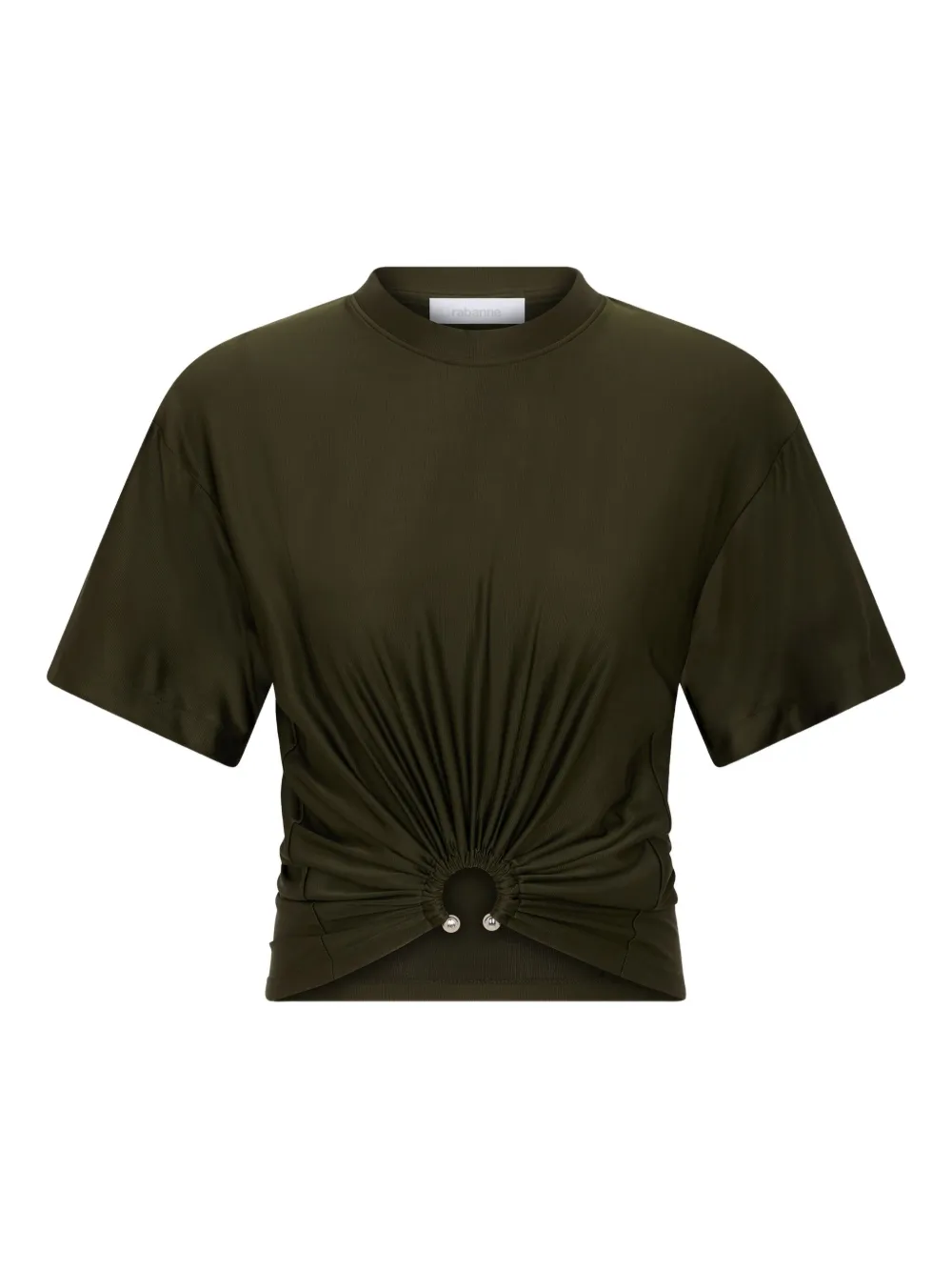 Rabanne Cropped T-shirt Groen