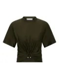 Rabanne cropped t-shirt - Green