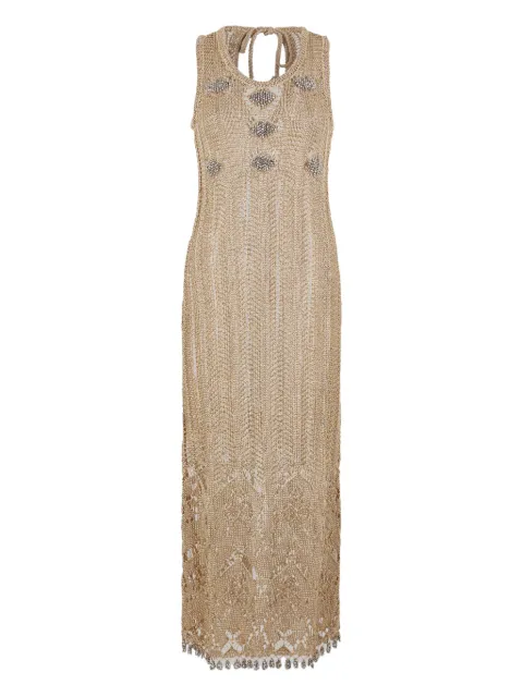 Rabanne crochet midi dress
