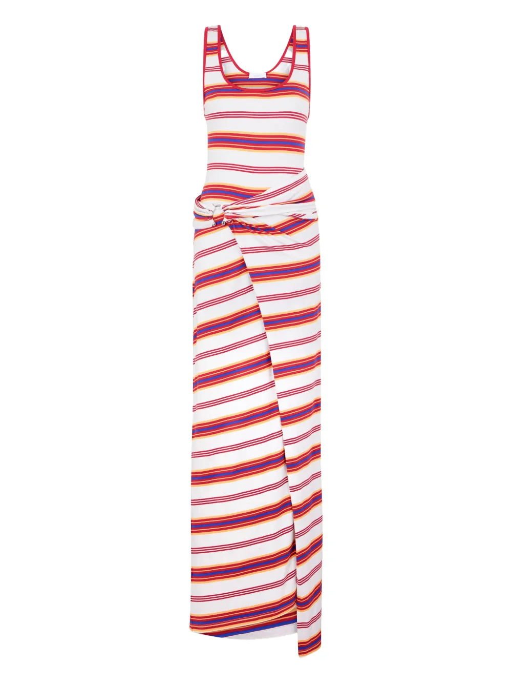 striped maxi dress
