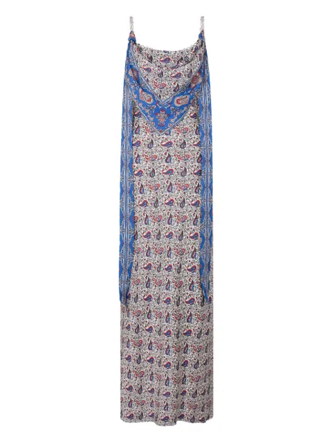 Rabanne paisley-print maxi dress