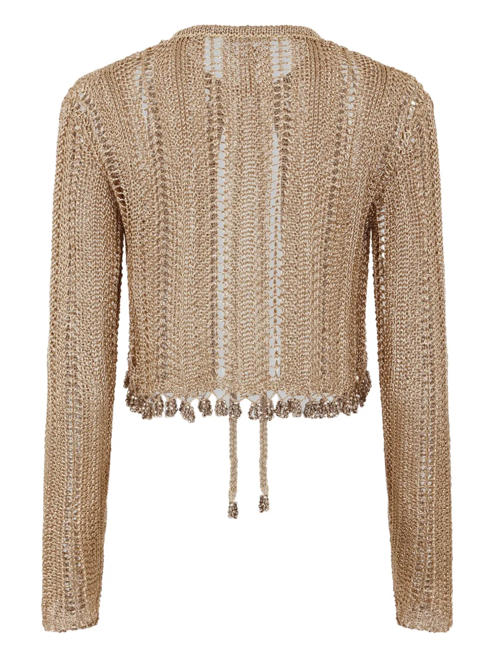 RABANNE CROCHET-KNIT CARDIGAN
