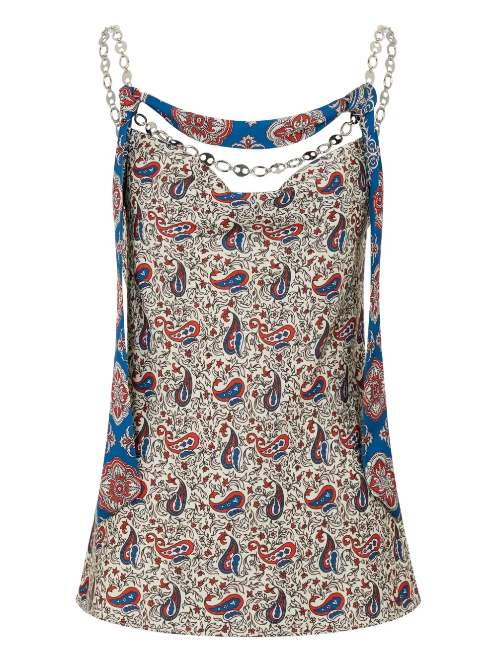 paisley-print top