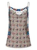 Rabanne paisley-print top - Neutrals