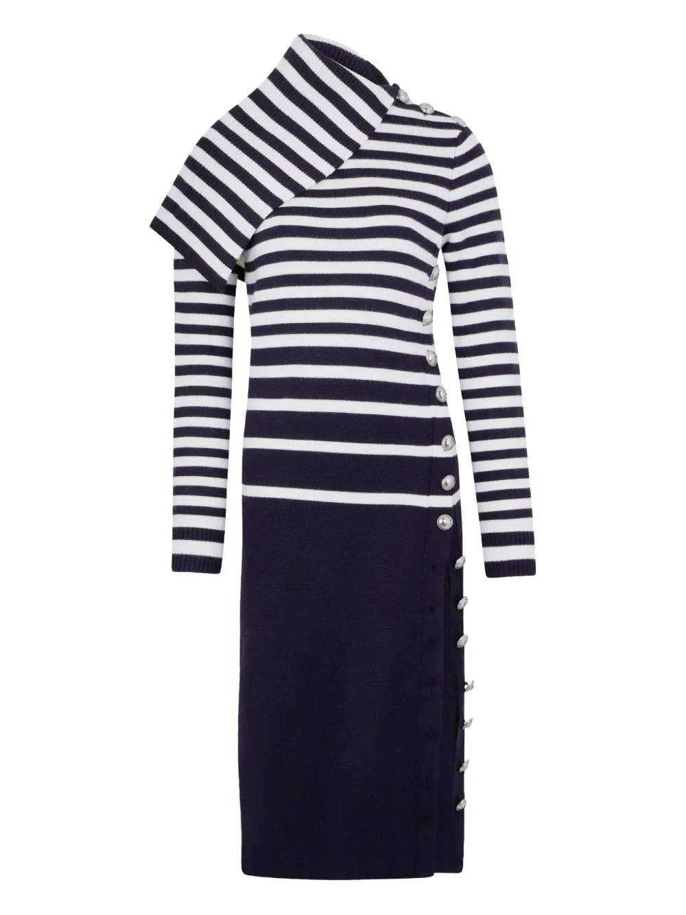 RABANNE WOOL MIDI DRESS