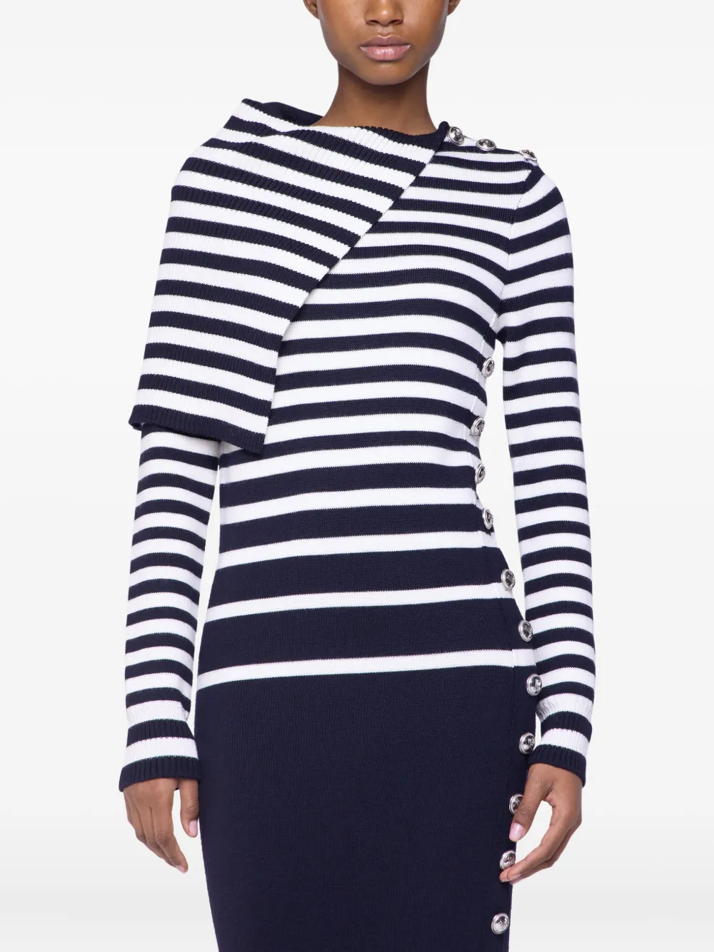 RABANNE WOOL MIDI DRESS