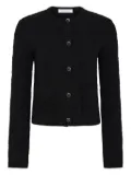 Rabanne textured button-up cardigan - Black