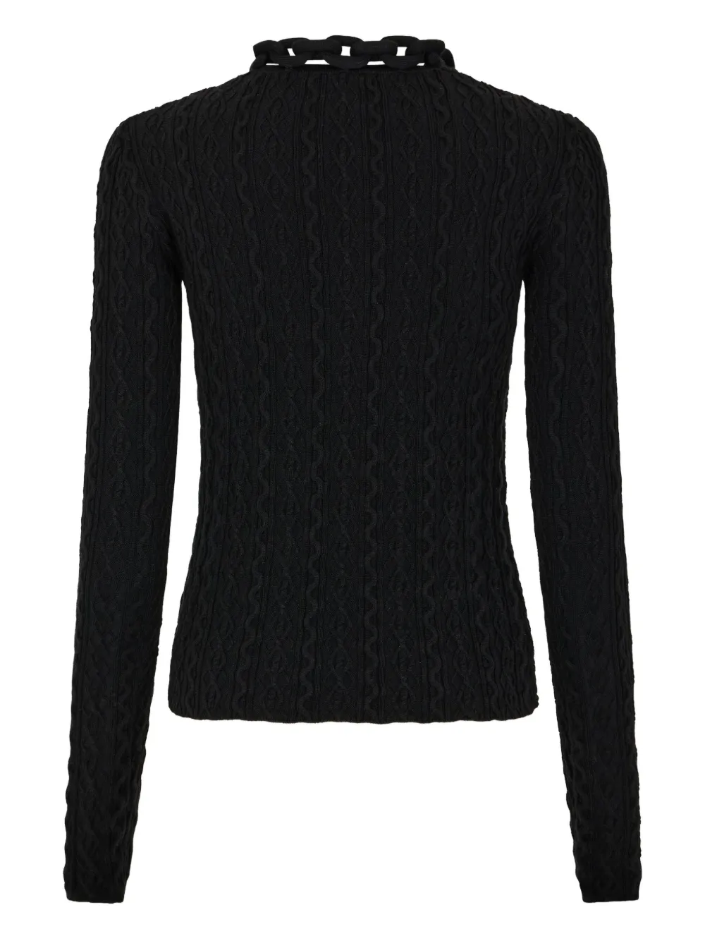 Rabanne Trui met kettingdetail Zwart
