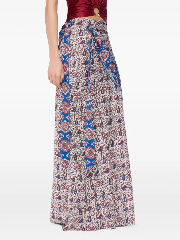 ドレスイブ 定価¥31,900 paneled wrap skirt ドレスイブ 定価¥31,900 paneled wrap skirt スカート
