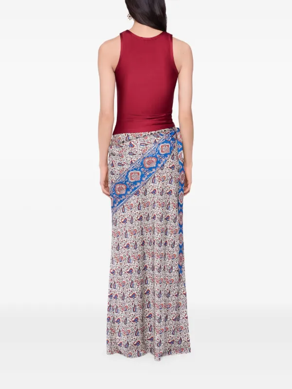 ドレスイブ 定価¥31,900 paneled wrap skirt ドレスイブ 定価¥31,900 paneled wrap skirt スカート