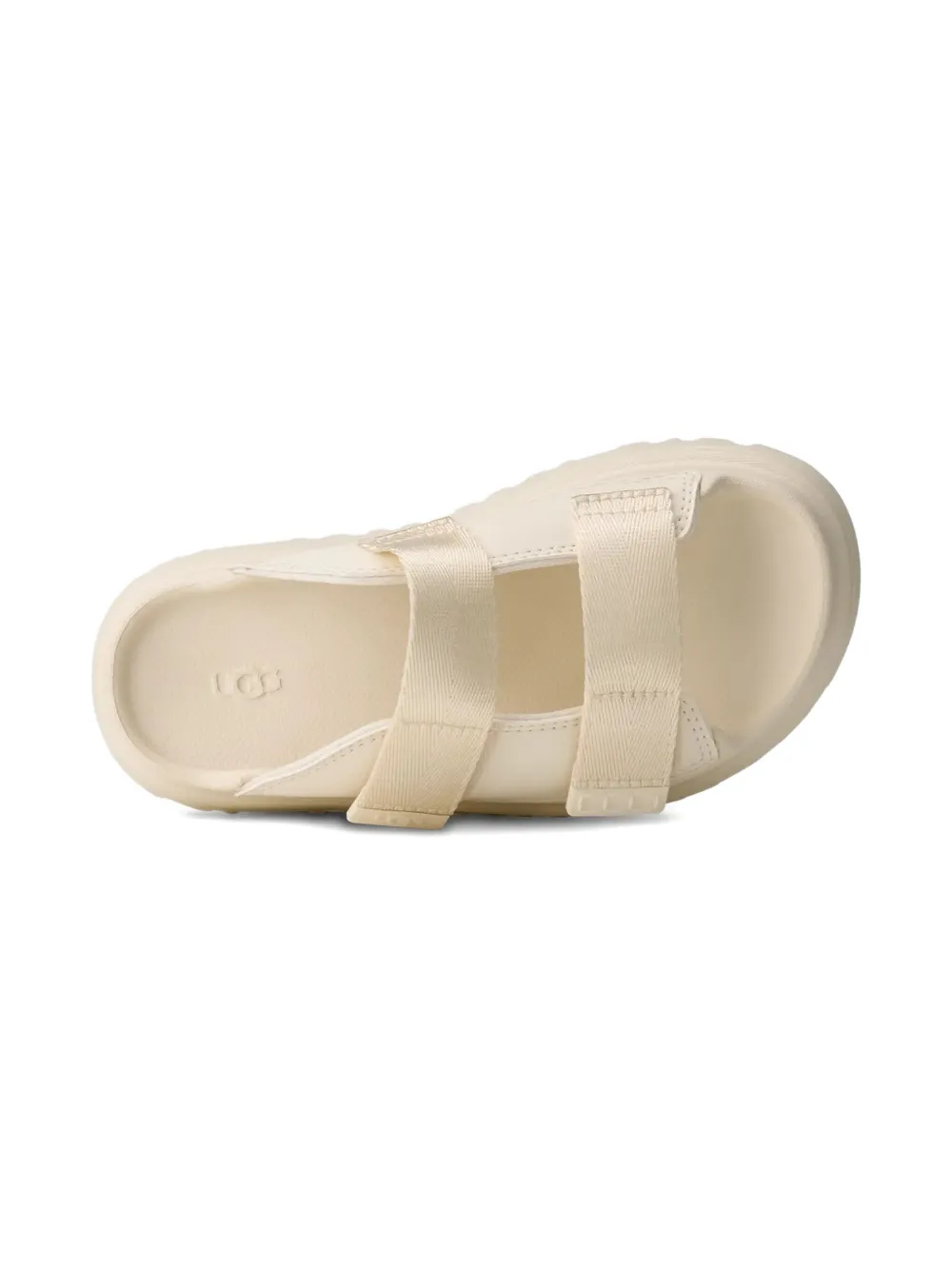 UGG Kids GoldenGlow double-strap slide sandals Neutrals
