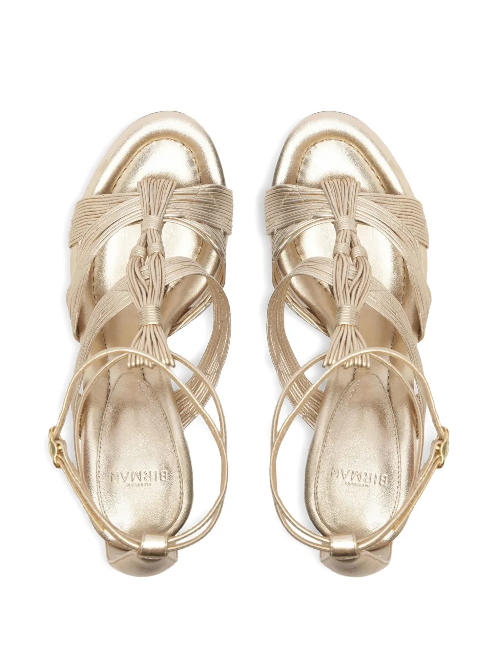 Alexandre Birman 90mm Olga sandals Gold