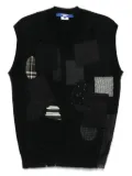 Junya Watanabe MAN patch-detail vest - Black