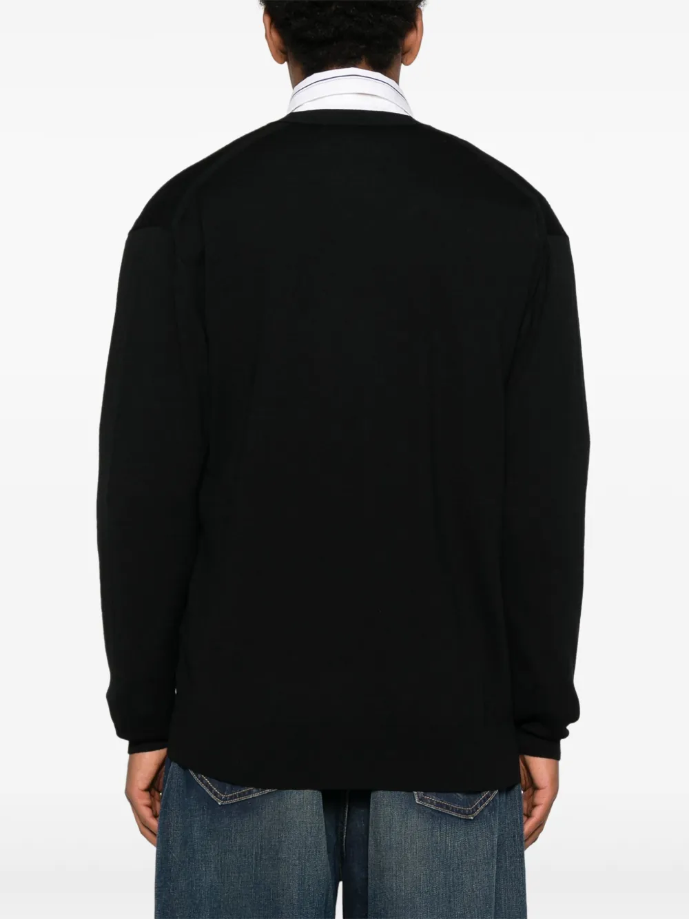 Junya Watanabe MAN Vest met vlakken Zwart