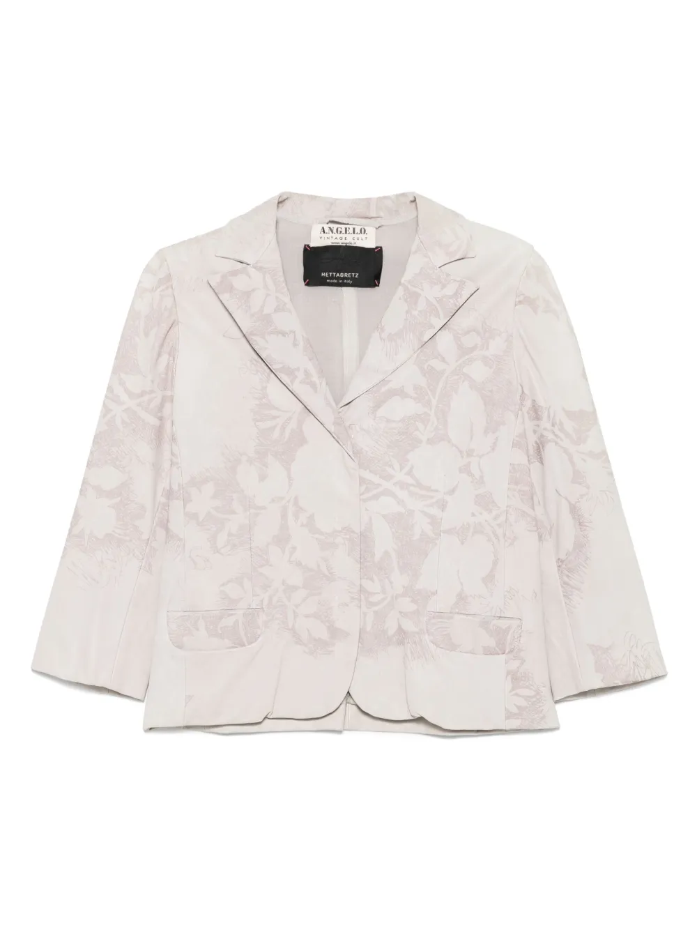 A.N.G.E.L.O. Vintage Cult 2000s pre-owned leather blazer | Neutrals | Image 1