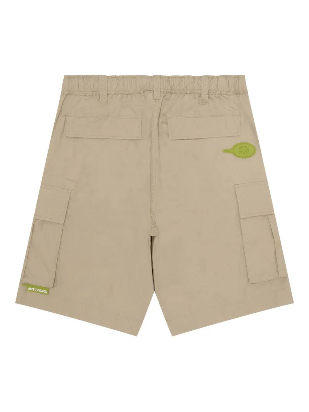 AAPE BY *A BATHING APE Cargo shorts met logopatch - Beige