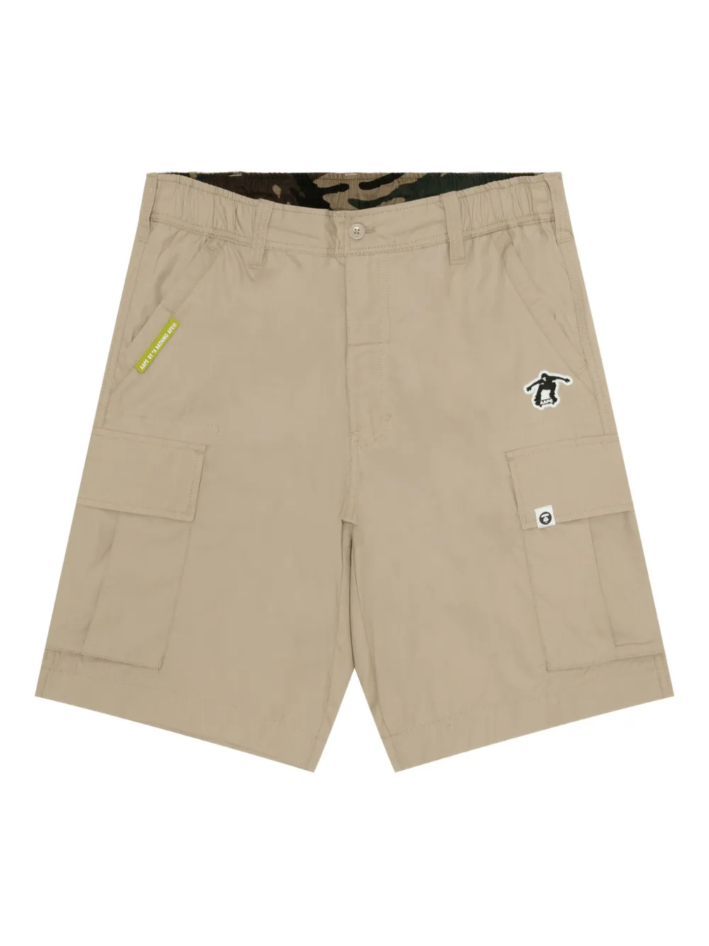 AAPE BY *A BATHING APE® logo-patch cargo shorts | Neutrals | Image 1