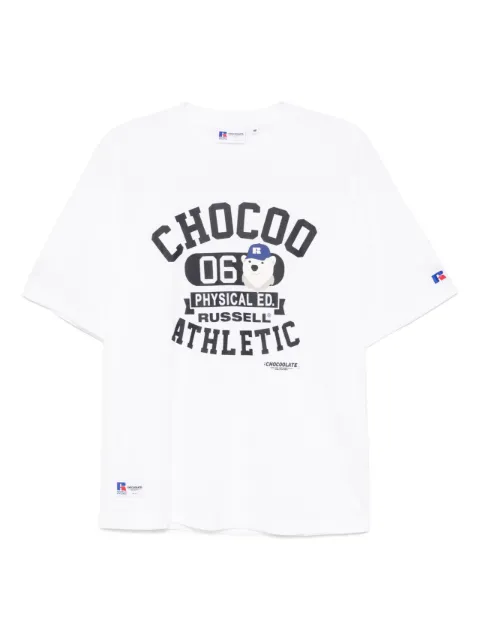 CHOCOOLATE x Russell Athletic logo-print T-shirt