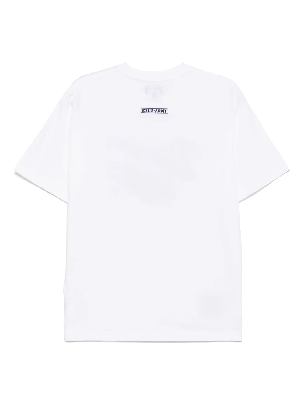 izzue T-shirt met logoprint Wit
