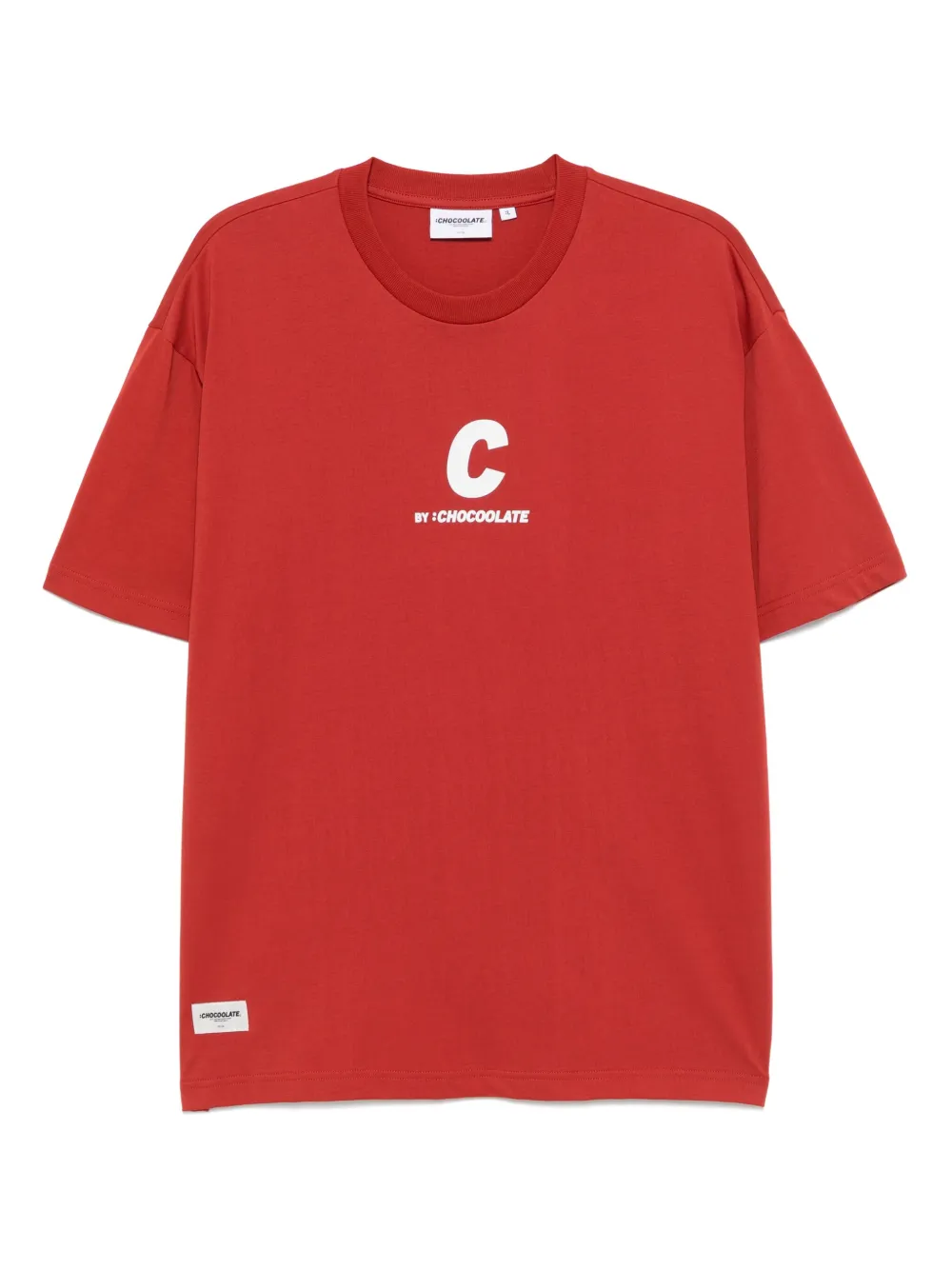 CHOCOOLATE T-shirt met logoprint Rood