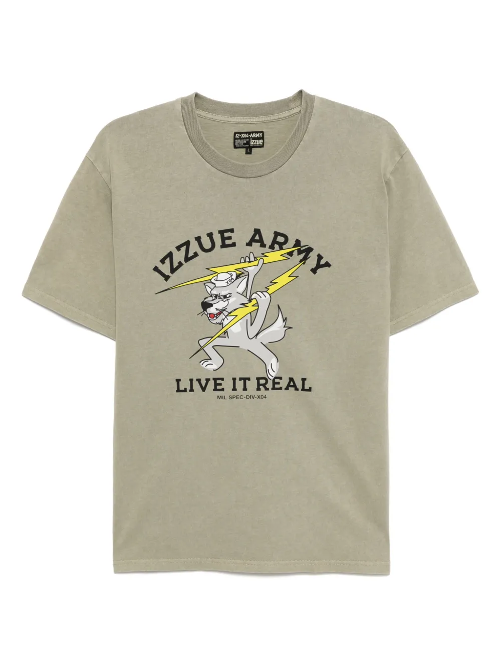 izzue playera con estampado gráfico | neutro | Image 1