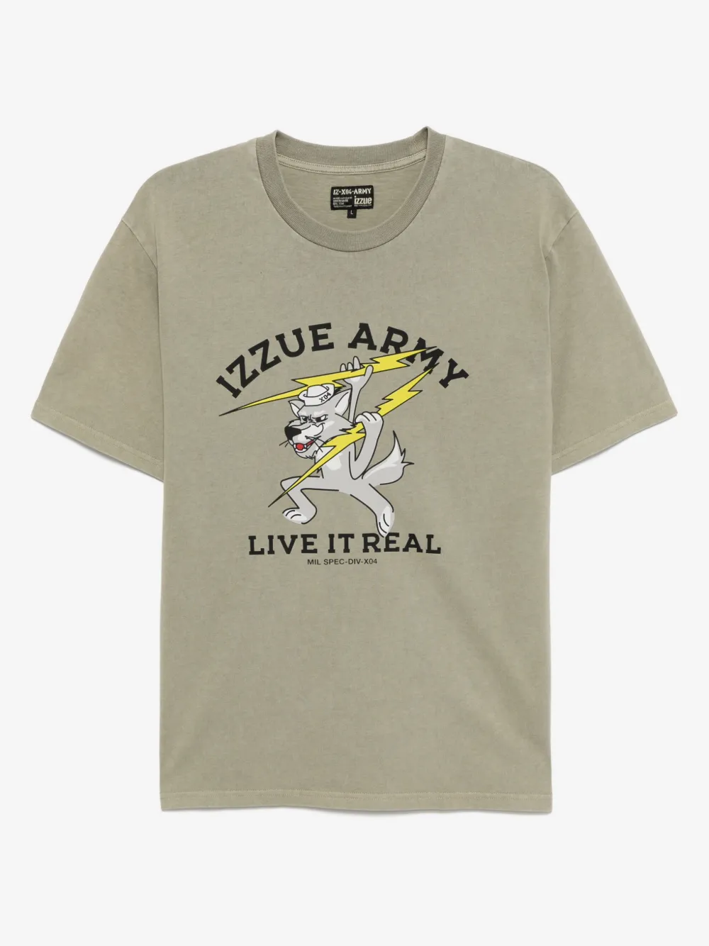 izzue playera con estampado gráfico | neutro | Image 1