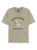 izzue graphic-print T-shirt - Neutrals