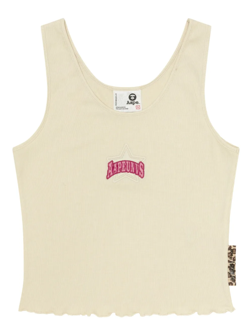 AAPE BY *A BATHING APE® ロゴパッチ トップ - ニュートラル AAPE BY *A BATHING APE® ロゴパッチ トップ - ニュートラル
