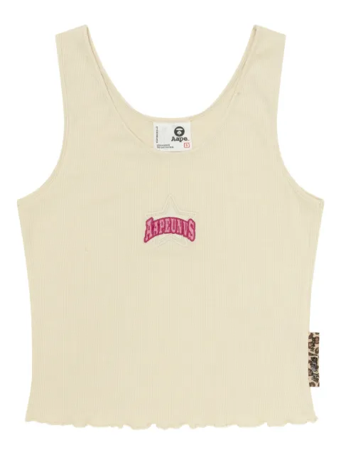 AAPE BY *A BATHING APE® top con parche del logo