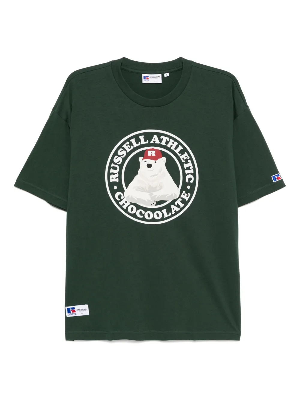 CHOCOOLATE T-shirt met grafische print Groen