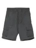 izzue logo-patch cargo shorts - Grey